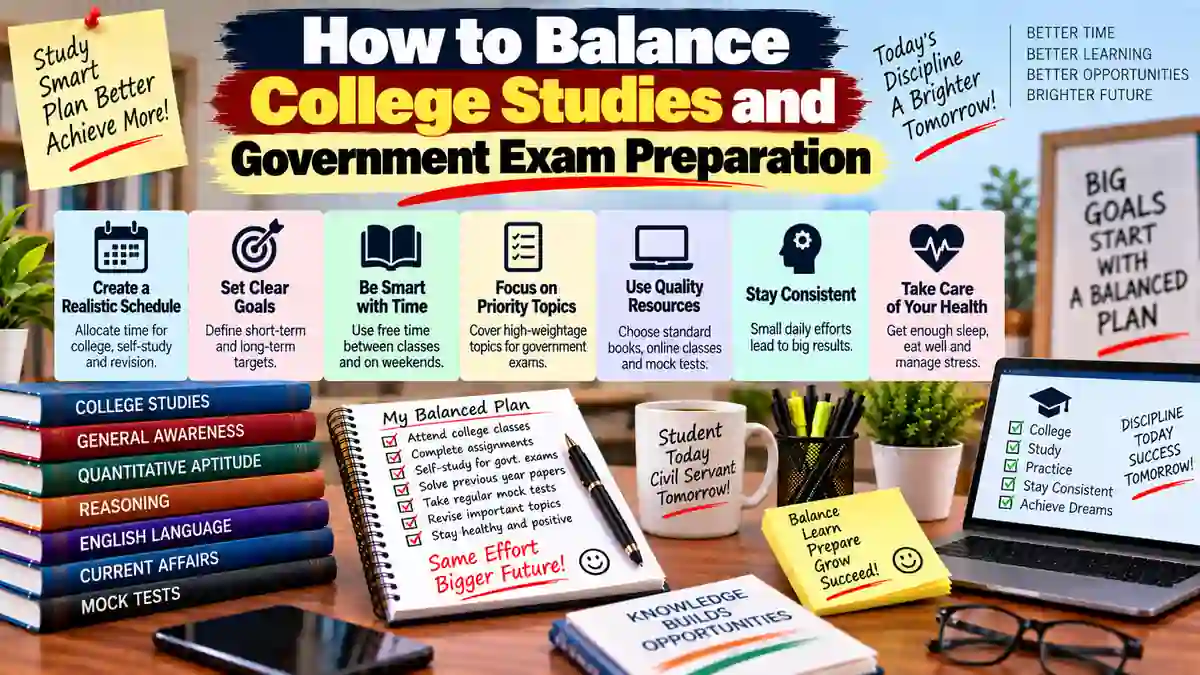 How to Balance College Studies and Government Exam Preparation