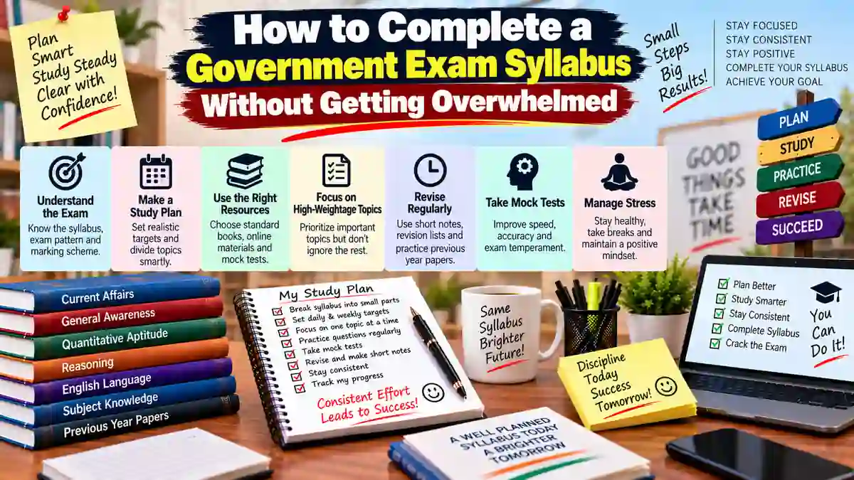 How to Complete a Government Exam Syllabus Without Getting Overwhelmed
