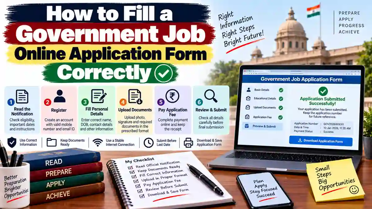 How to Fill a Government Job Online Application Form Correctly