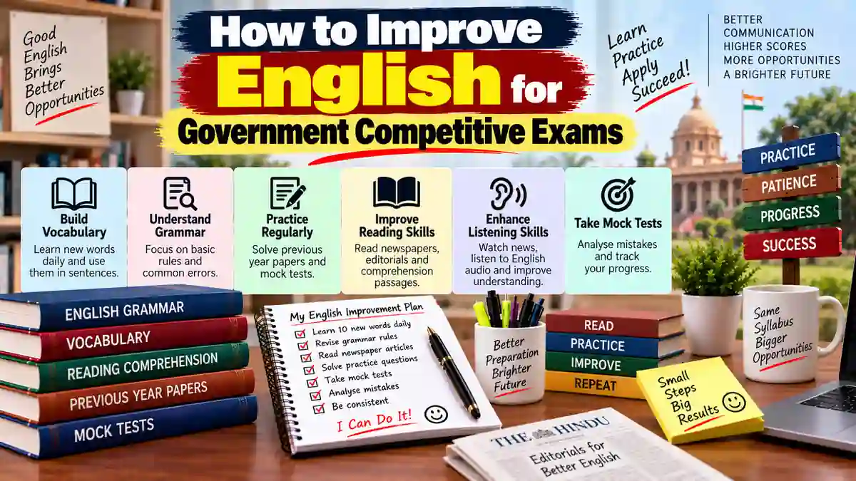 How to Improve English for Government Competitive Exams
