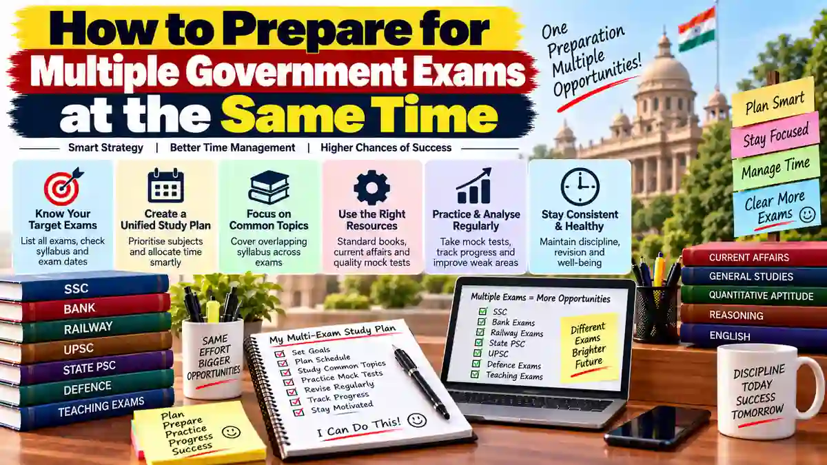 How to Prepare for Multiple Government Exams at the Same Time