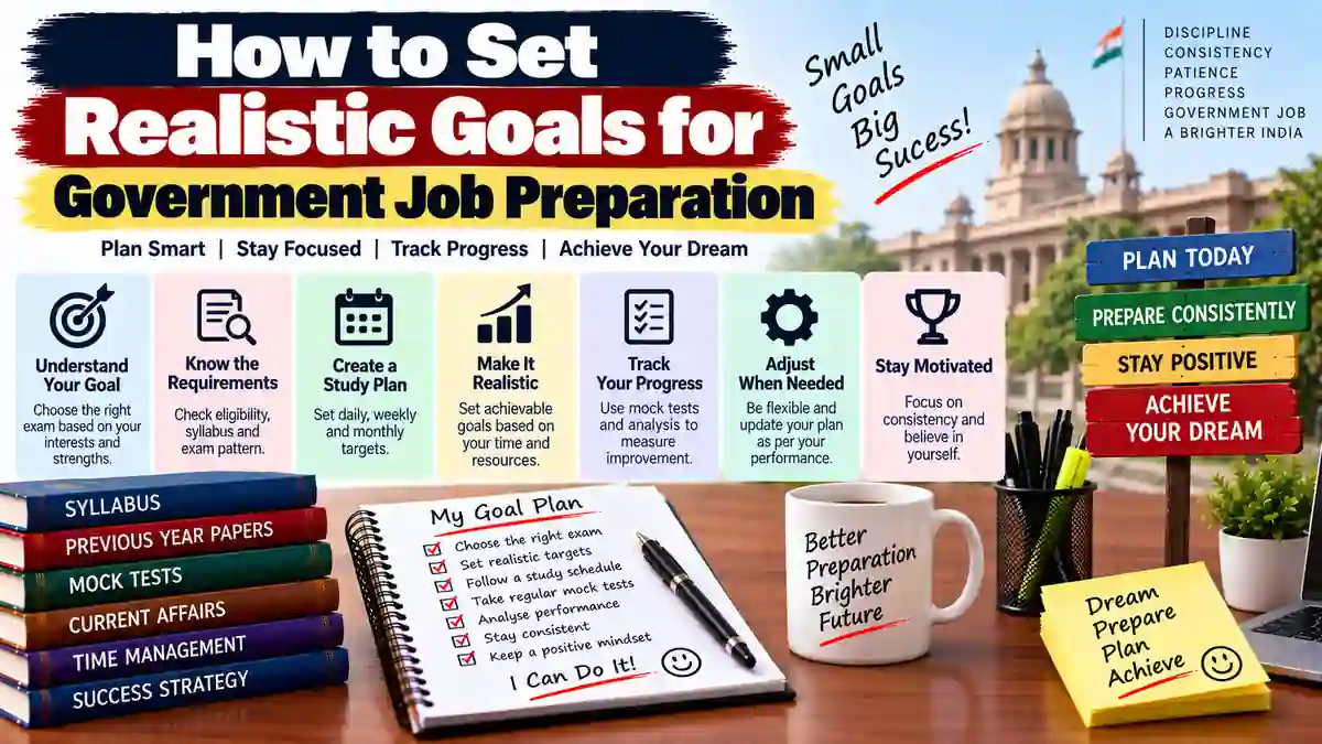 How to Set Realistic Goals for Government Job Preparation
