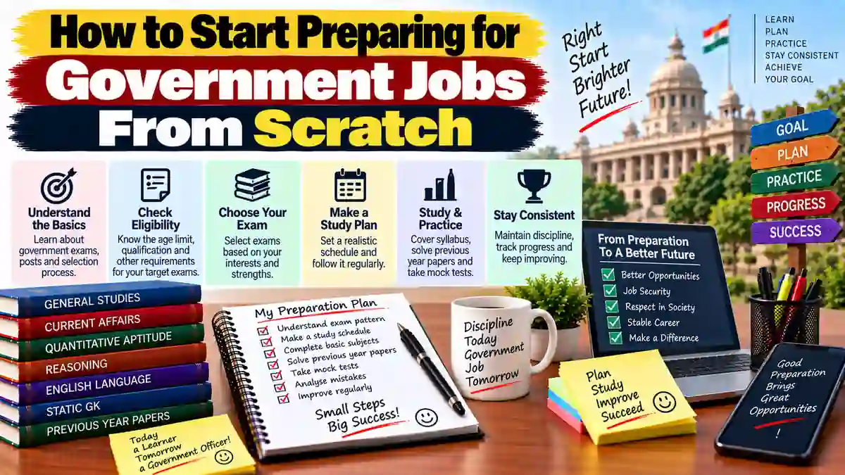 How to Start Preparing for Government Jobs From Scratch