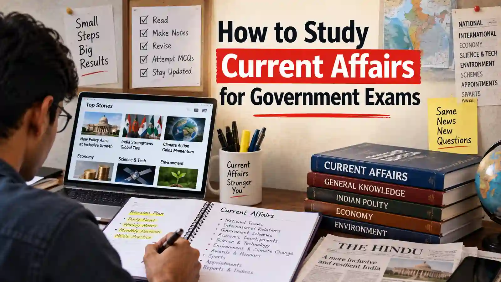How to Study Current Affairs for Government Exams